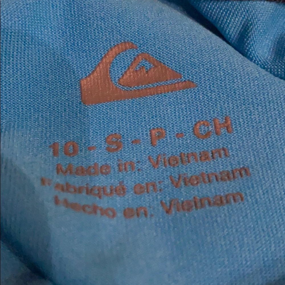 Quiksilver Rash Guard Kids Size Small - Picture 5 of 5